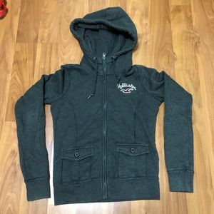 Hollister zip up hoodie small